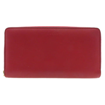 Gucci Bamboo Red Leather Wallet 