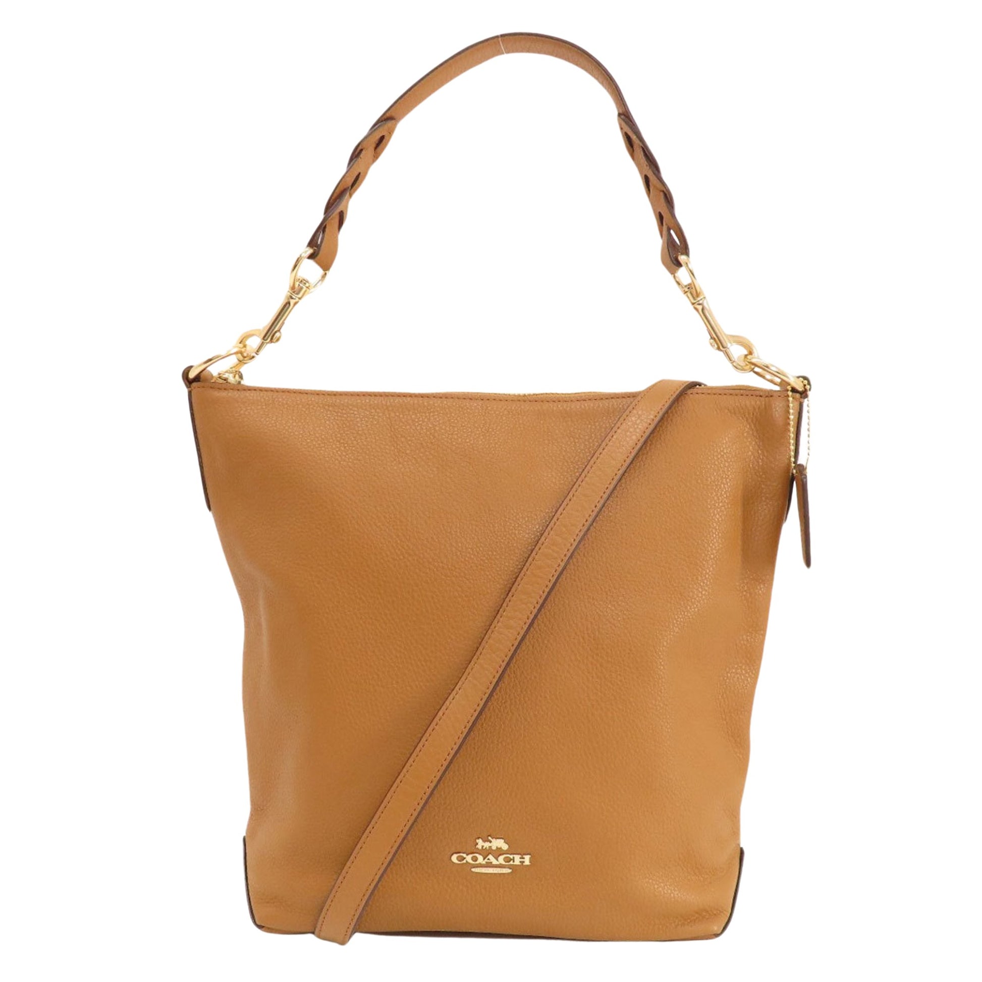 Coach Brown Leather Shopper Bag