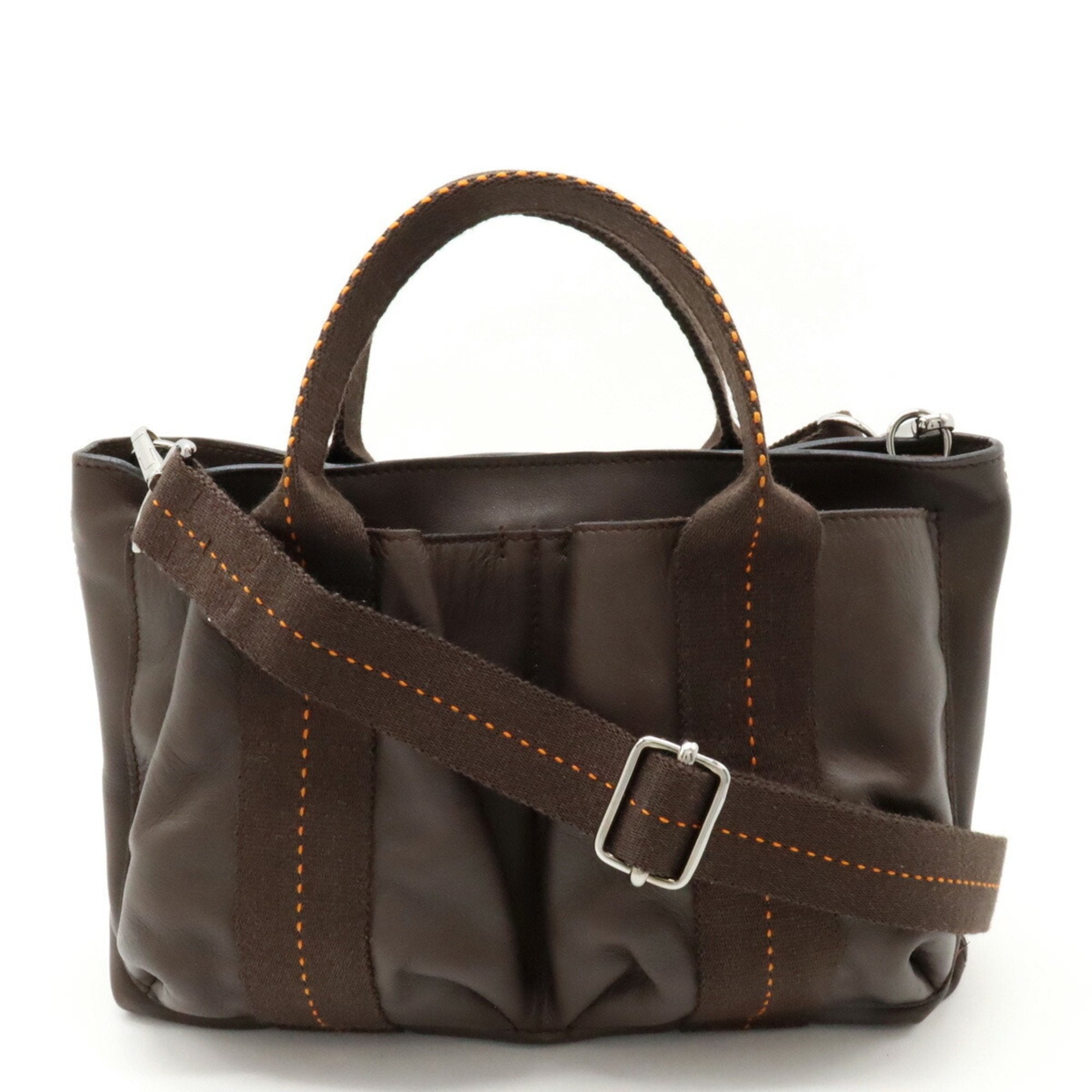 Hermès Caravan Brown Leather Handbag 