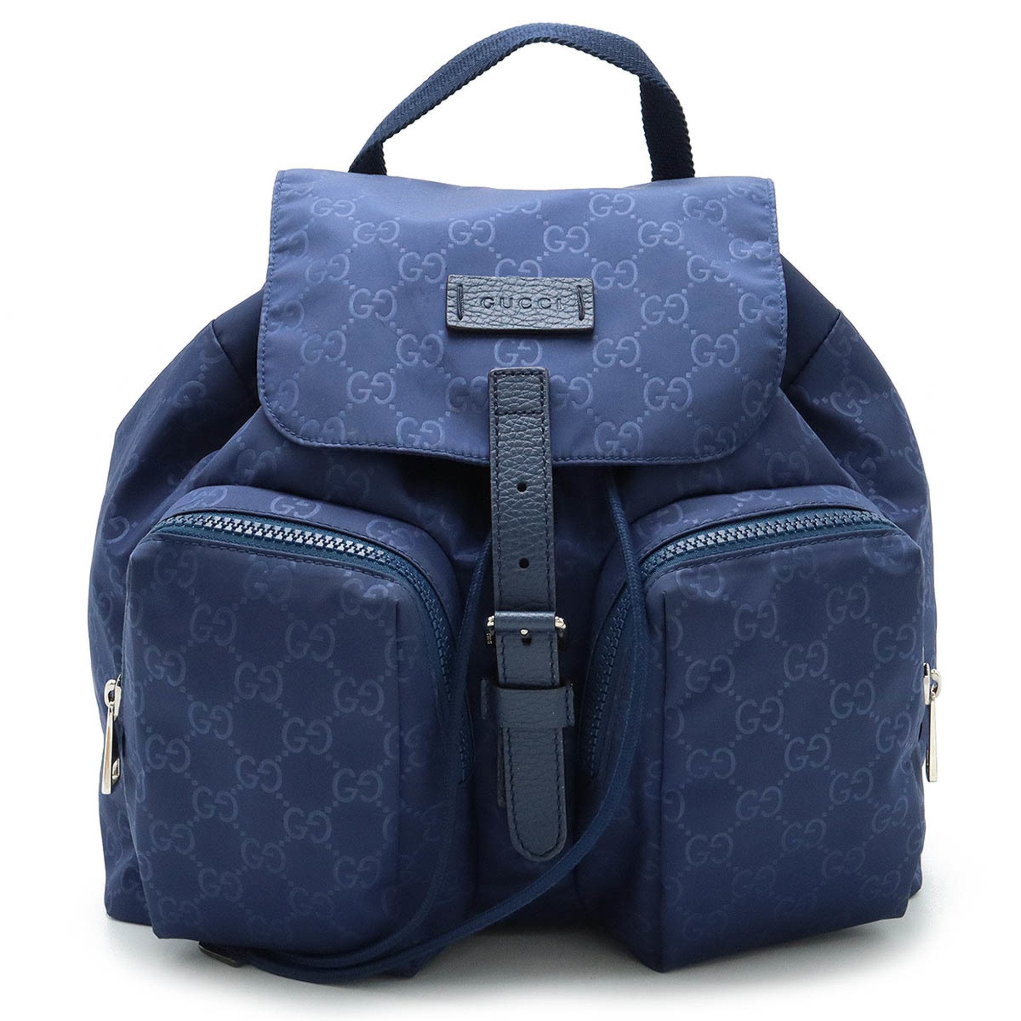 Gucci GG nylon Navy Ceramic Backpack Bag