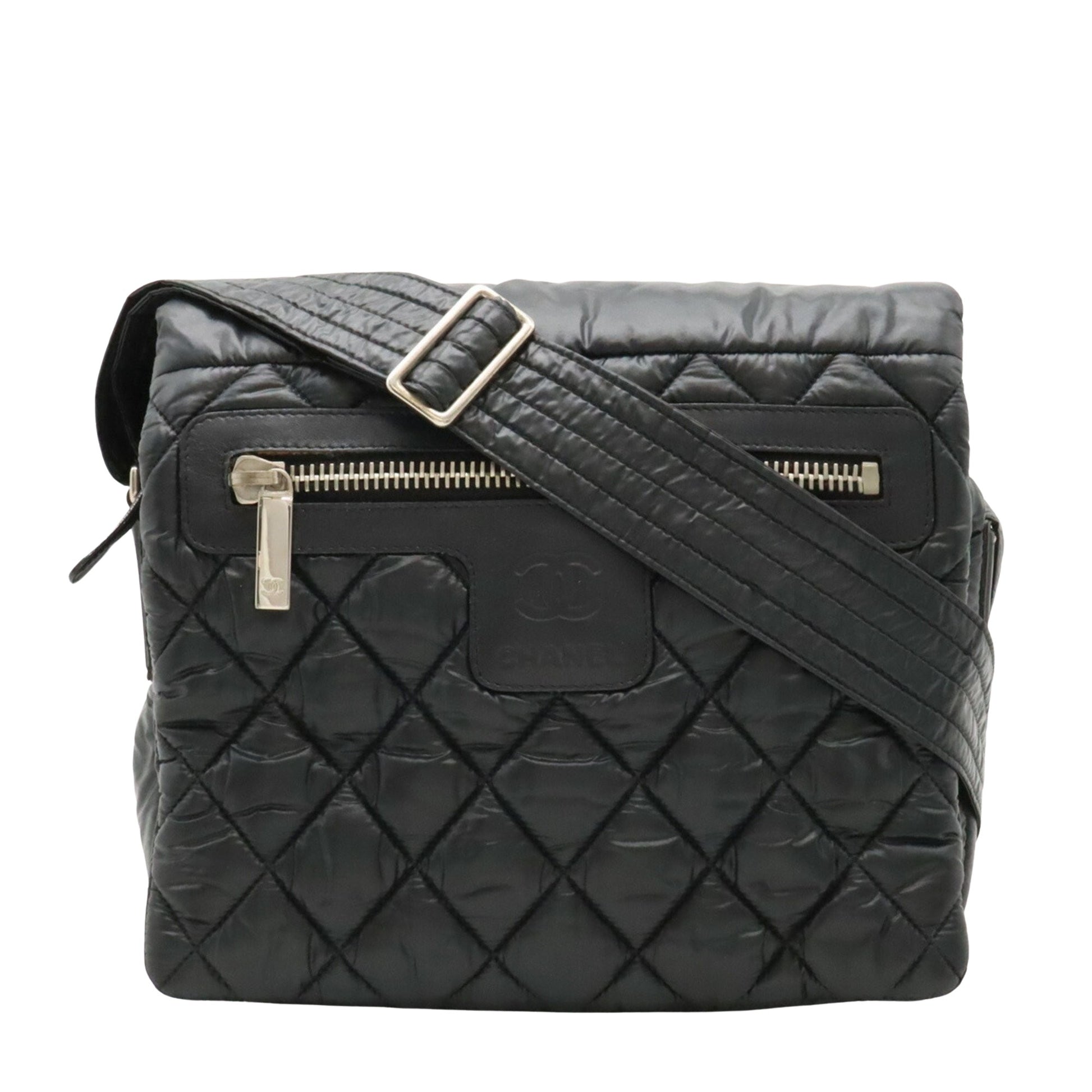 Chanel Coco Cocoon Black Synthetic Shoulder Bag