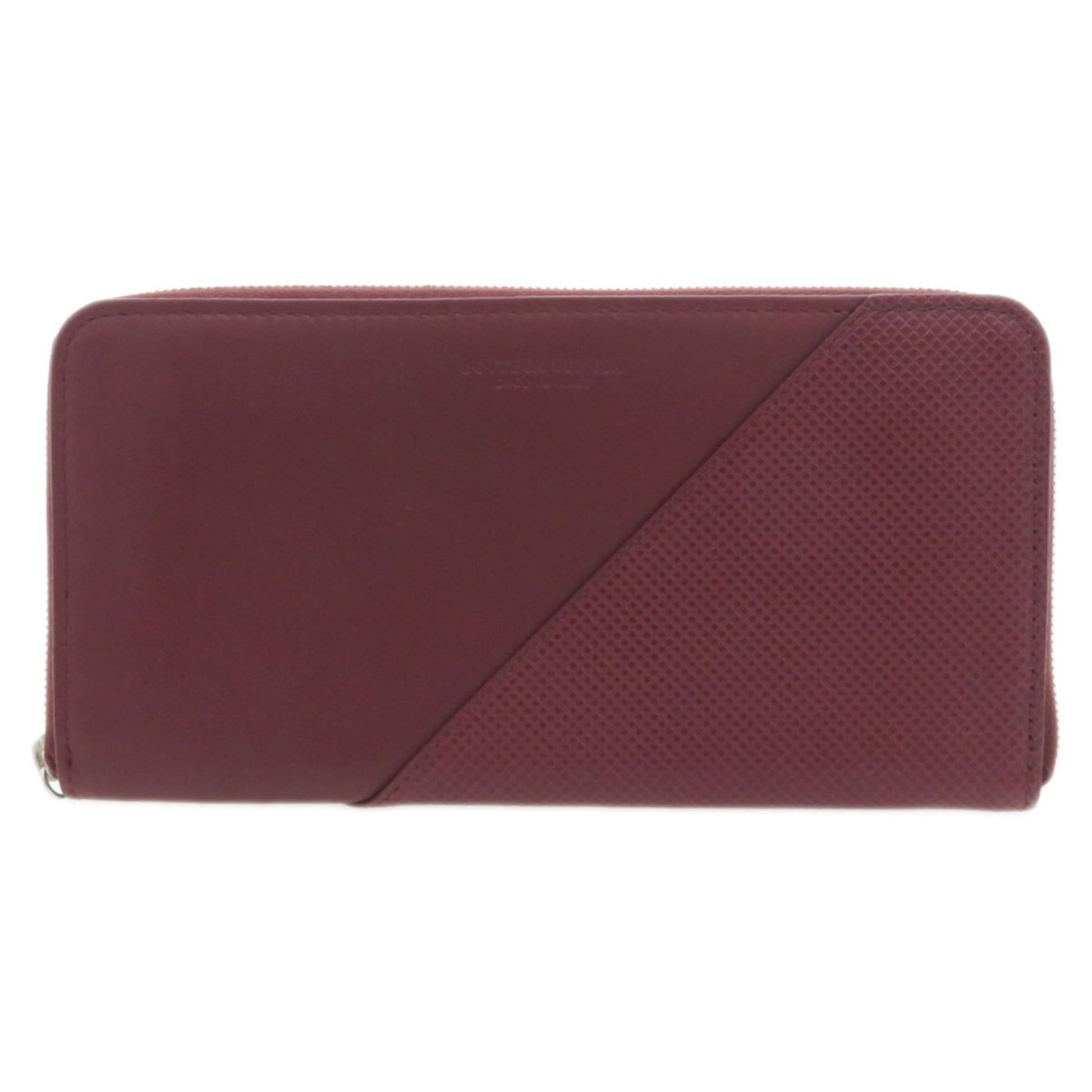 Bottega Veneta Veneta Burgundy Pony-Style Calfskin Wallet 