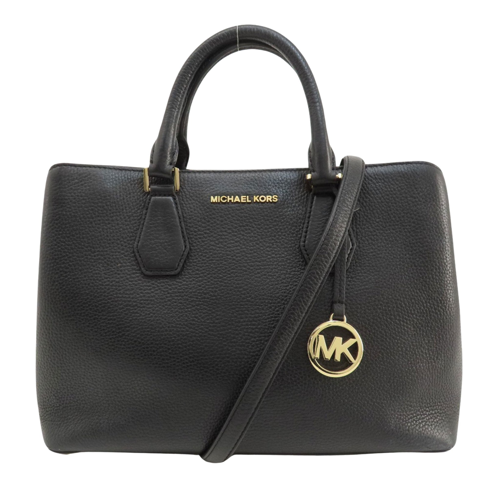 Michael Kors Camille Black Leather Tote Bag