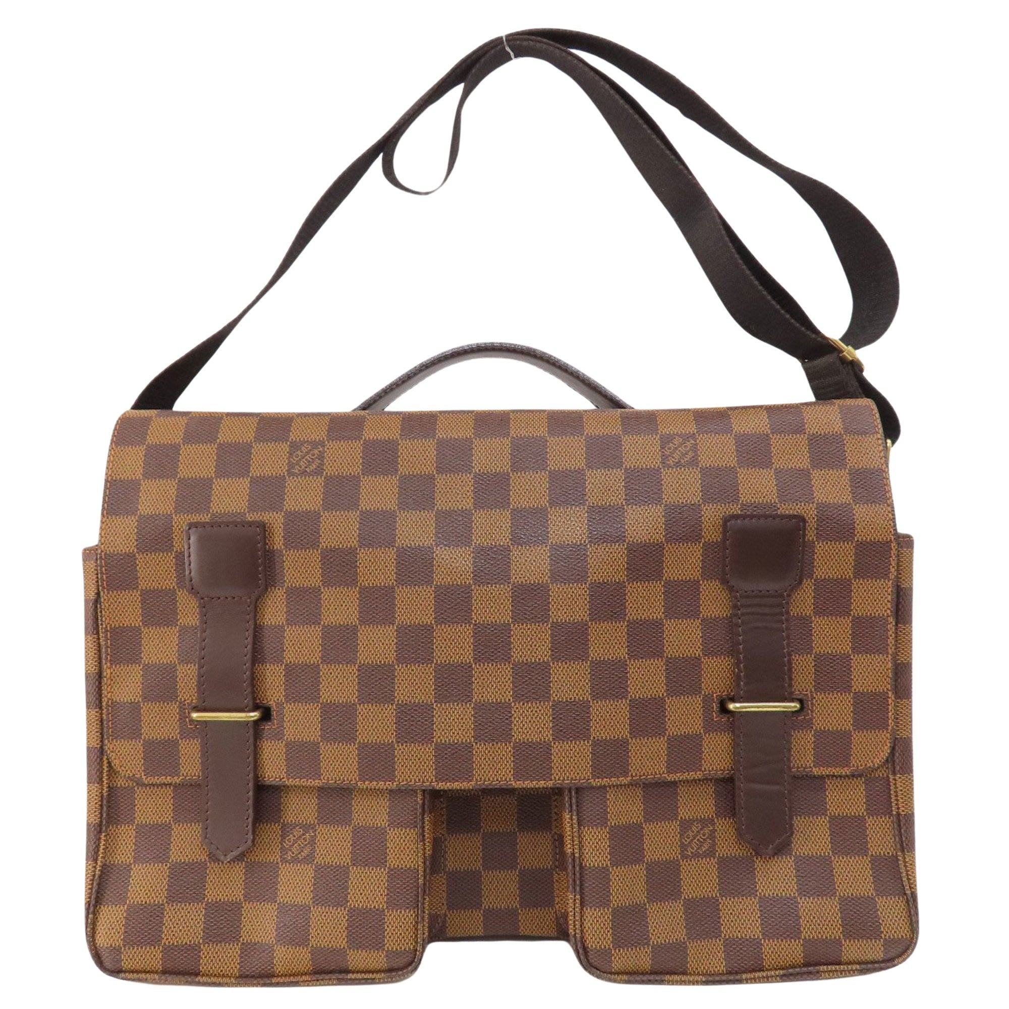 Louis Vuitton Broadway Brown Canvas Shoulder Bag