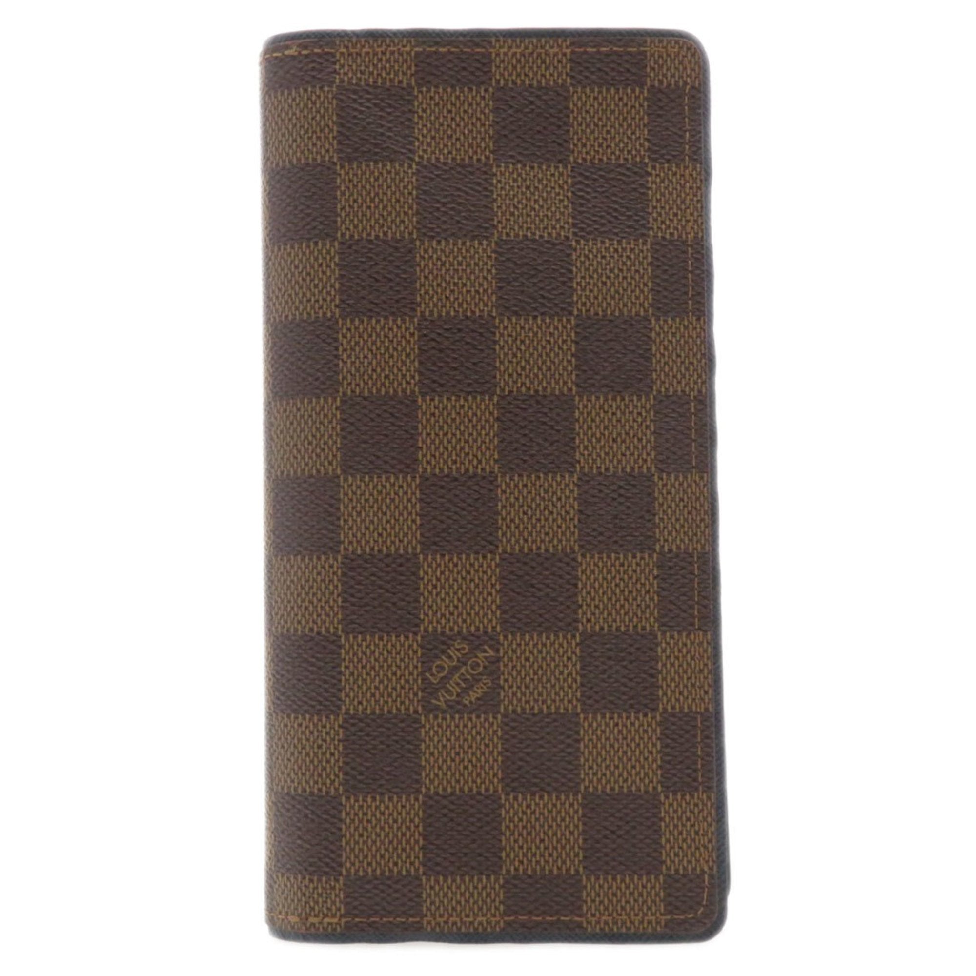 Louis Vuitton Brazza Brown Canvas Wallet 