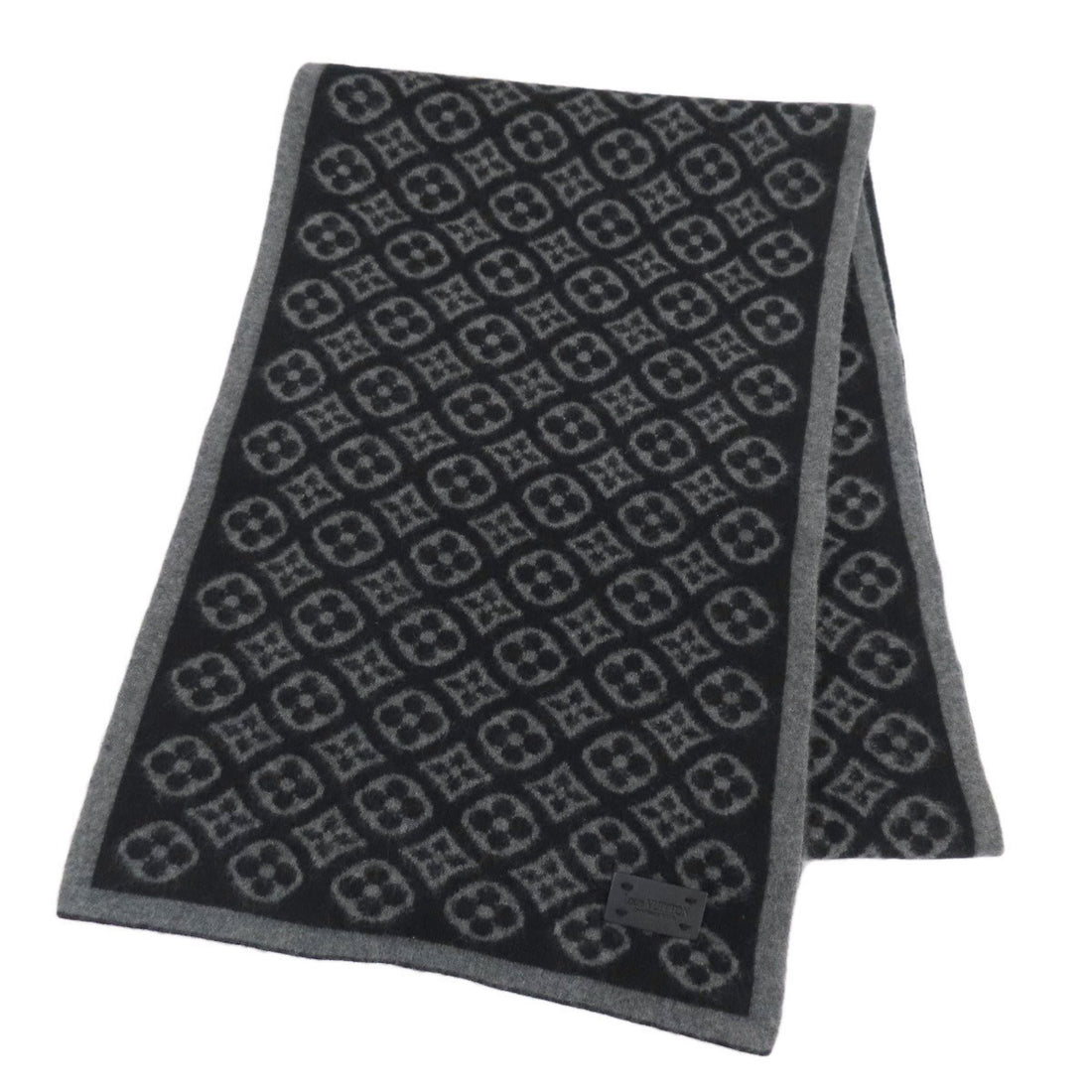 Louis Vuitton Black Cashmere Scarf 