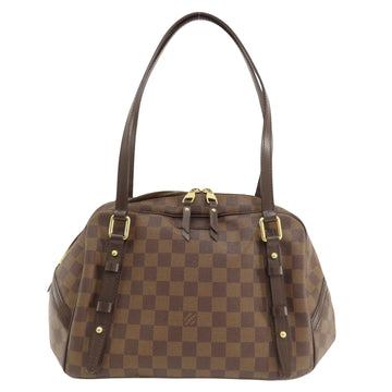 Louis Vuitton Rivington Brown Canvas Shoulder Bag