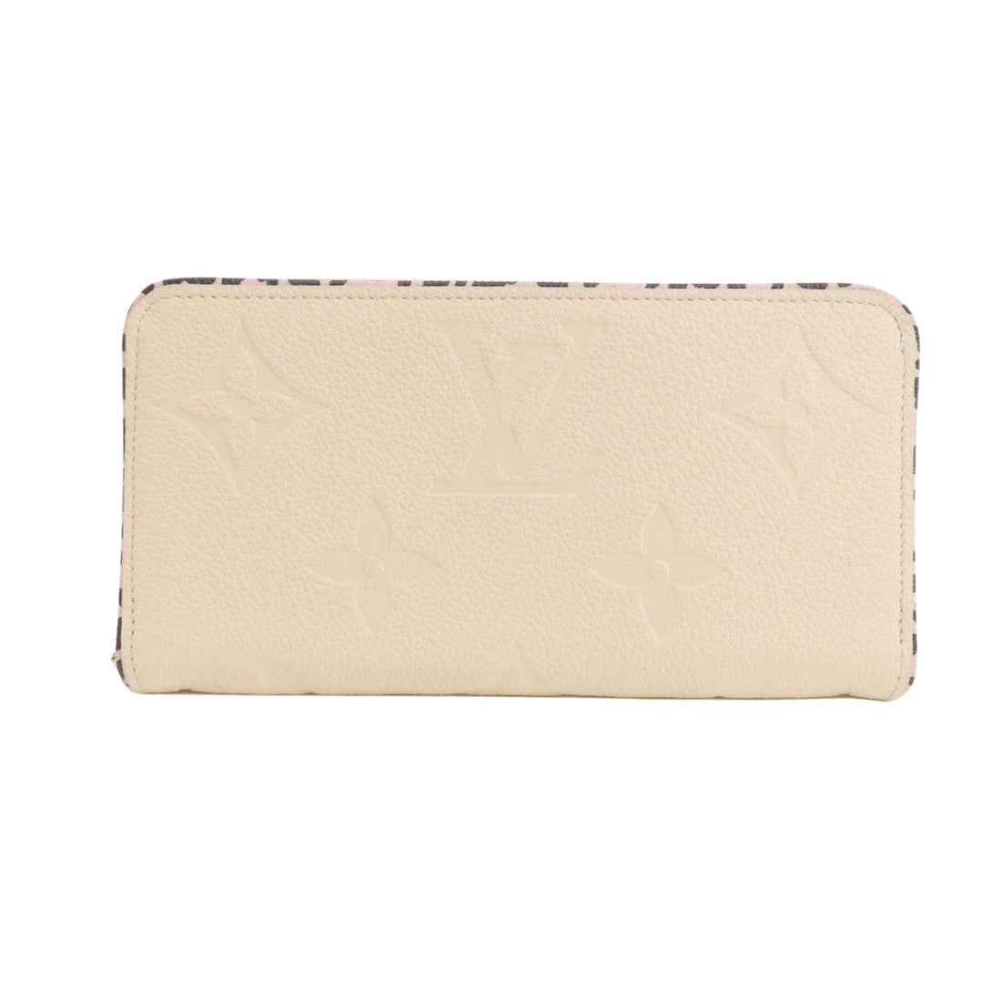 Louis Vuitton Portefeuille zippy Ecru Leather Wallet 