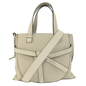 Loewe Gate Grey Leather Handbag 