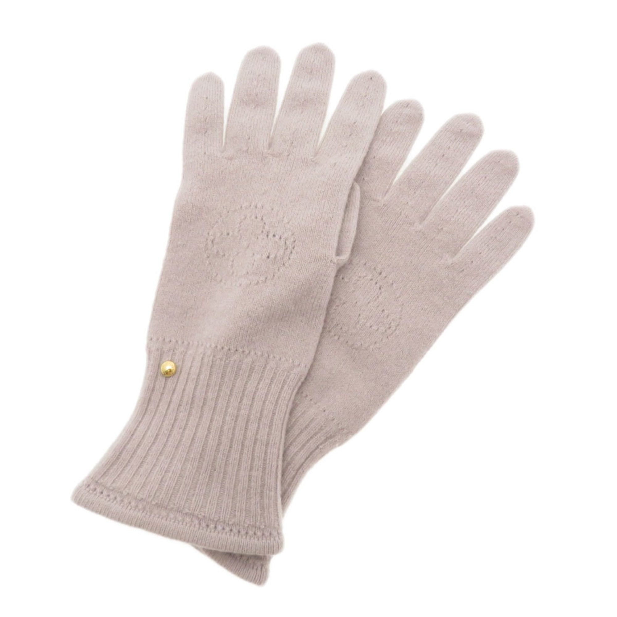 Louis Vuitton Pink Wool Gloves 