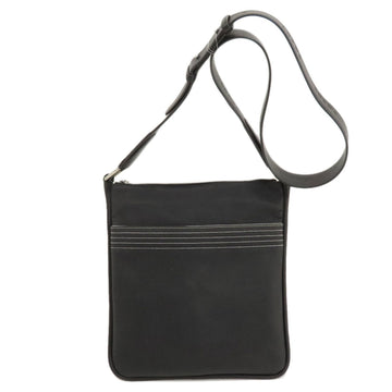 Loewe Anagram Black Canvas Shoulder Bag