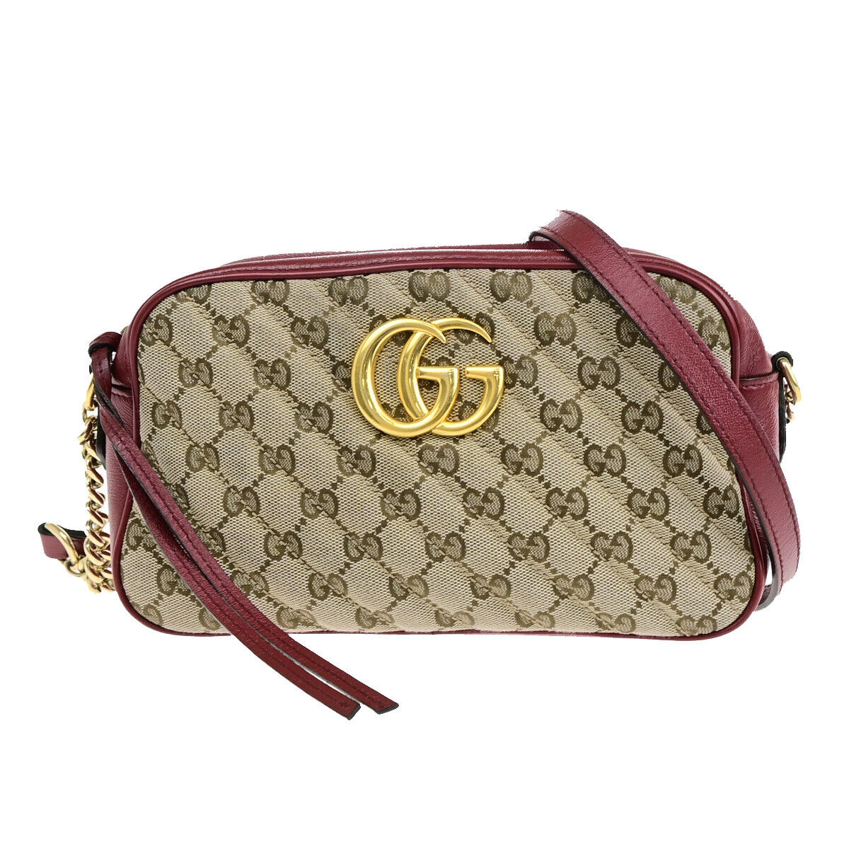 Gucci Marmont Brown Canvas Shoulder Bag