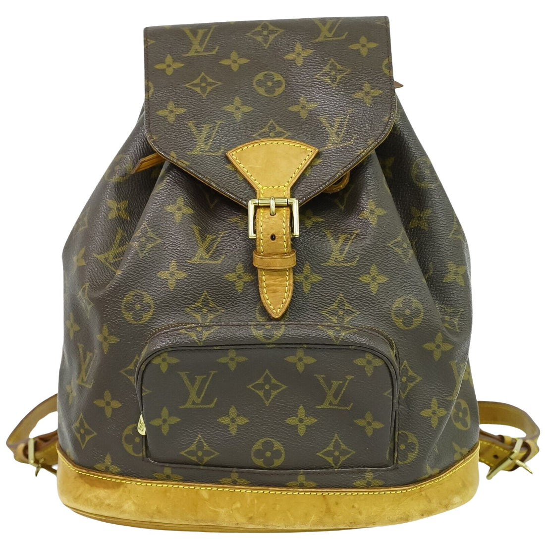 Louis Vuitton Montsouris Brown Canvas Backpack Bag