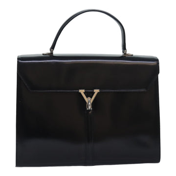 Valentino Garavani V logo Black Leather Handbag 