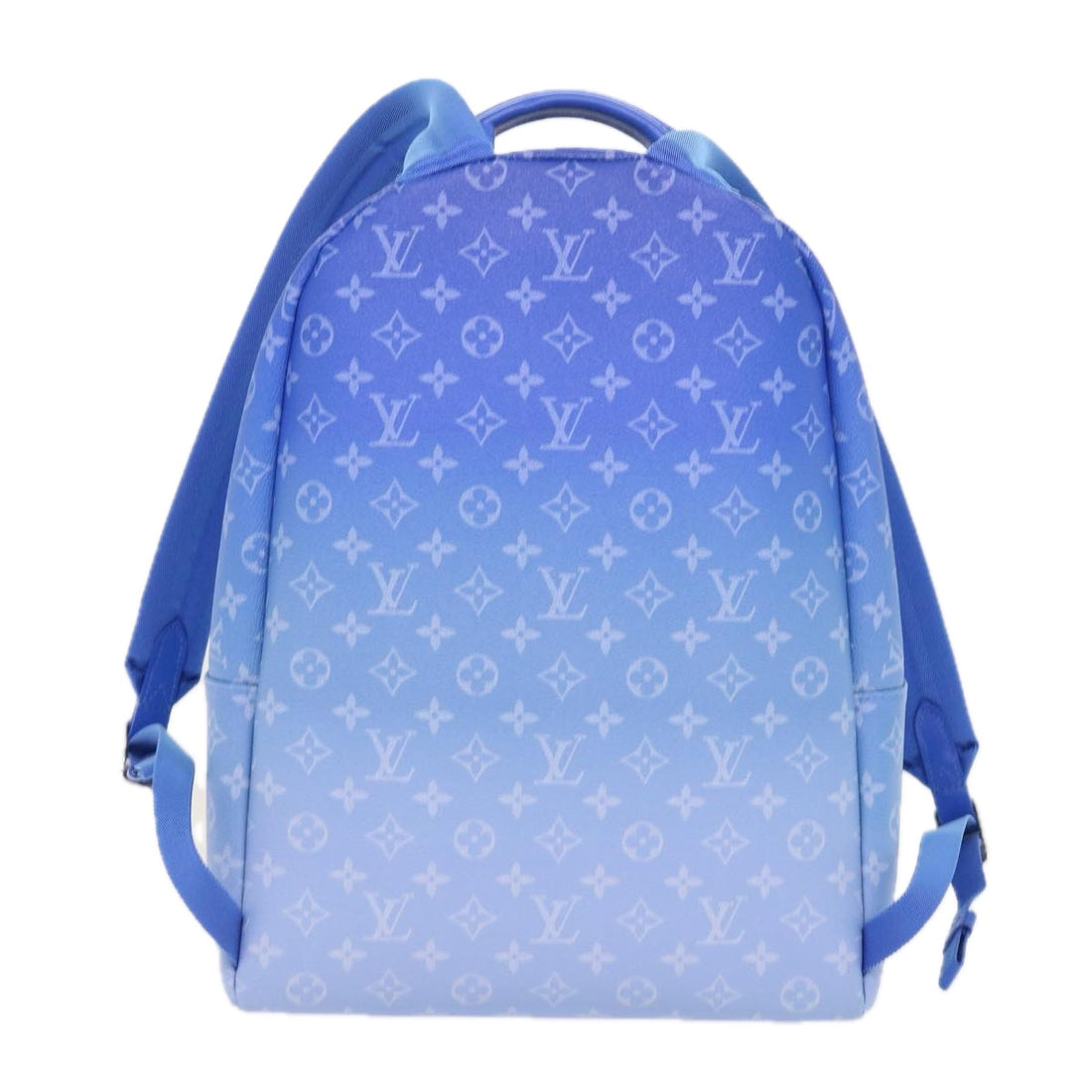 Louis Vuitton Blue Canvas Backpack Bag