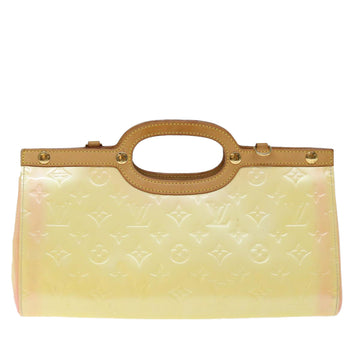 Louis Vuitton Roxbury Yellow Patent Leather Handbag 