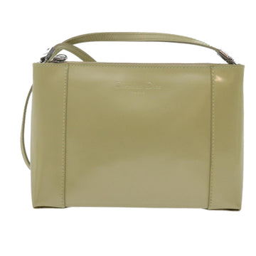 Dior Beige Patent Leather Shoulder Bag