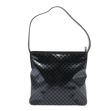 Céline Macadam Black Vinyl Shoulder Bag