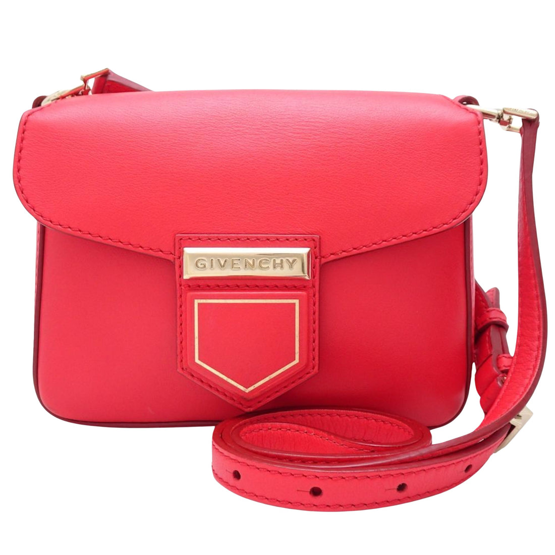 Givenchy Nobile Red Leather Shoulder Bag