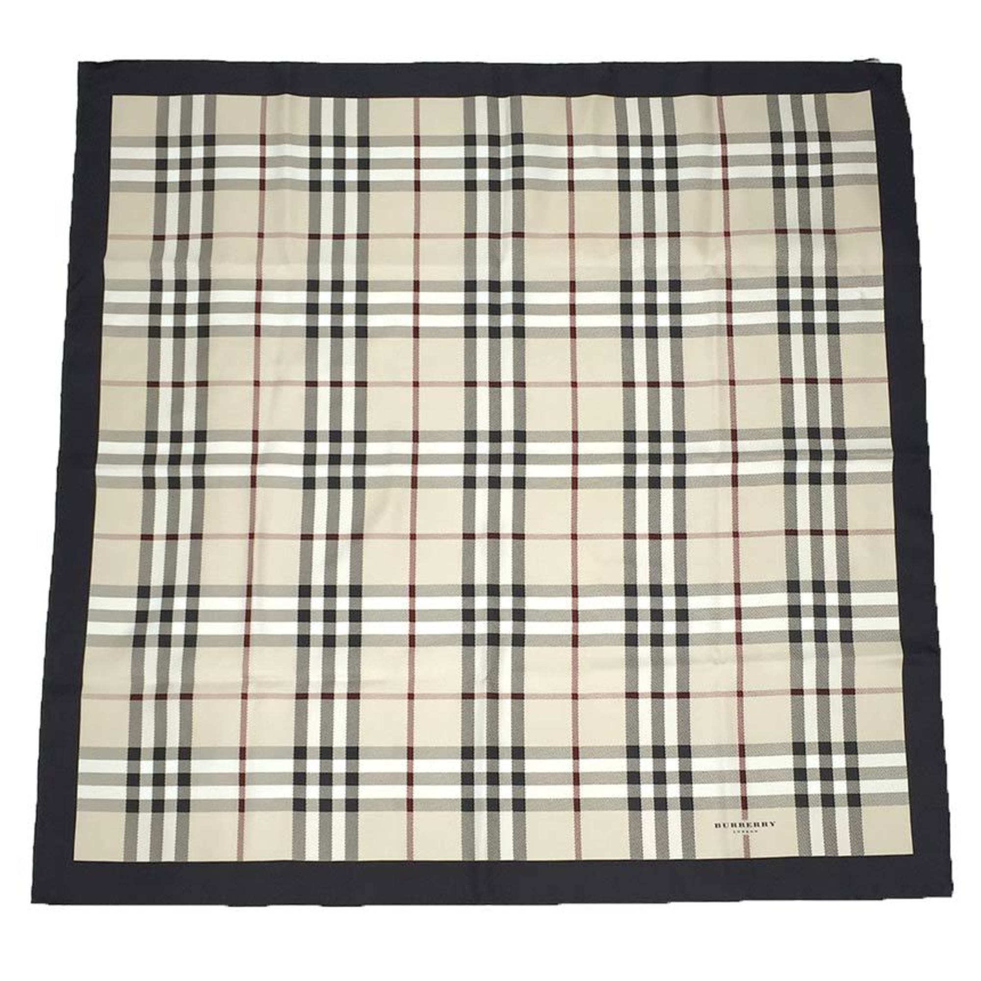 Burberry Beige Silk Scarf 