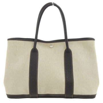 Hermès Garden Party Beige Canvas Tote Bag