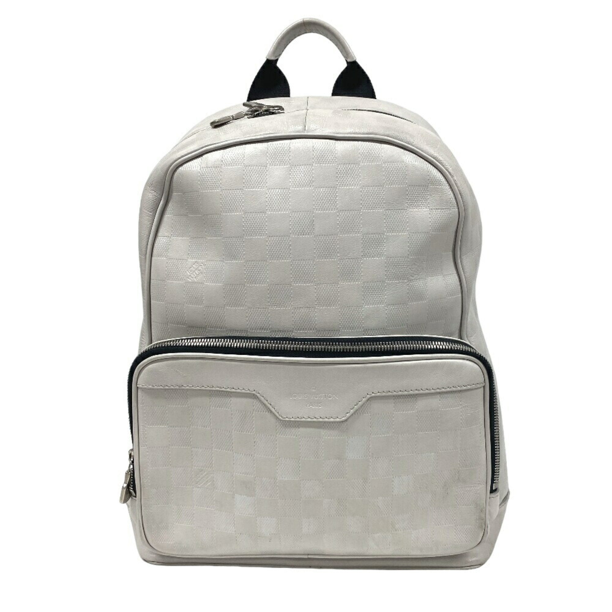 Louis Vuitton Campus White Leather Backpack Bag