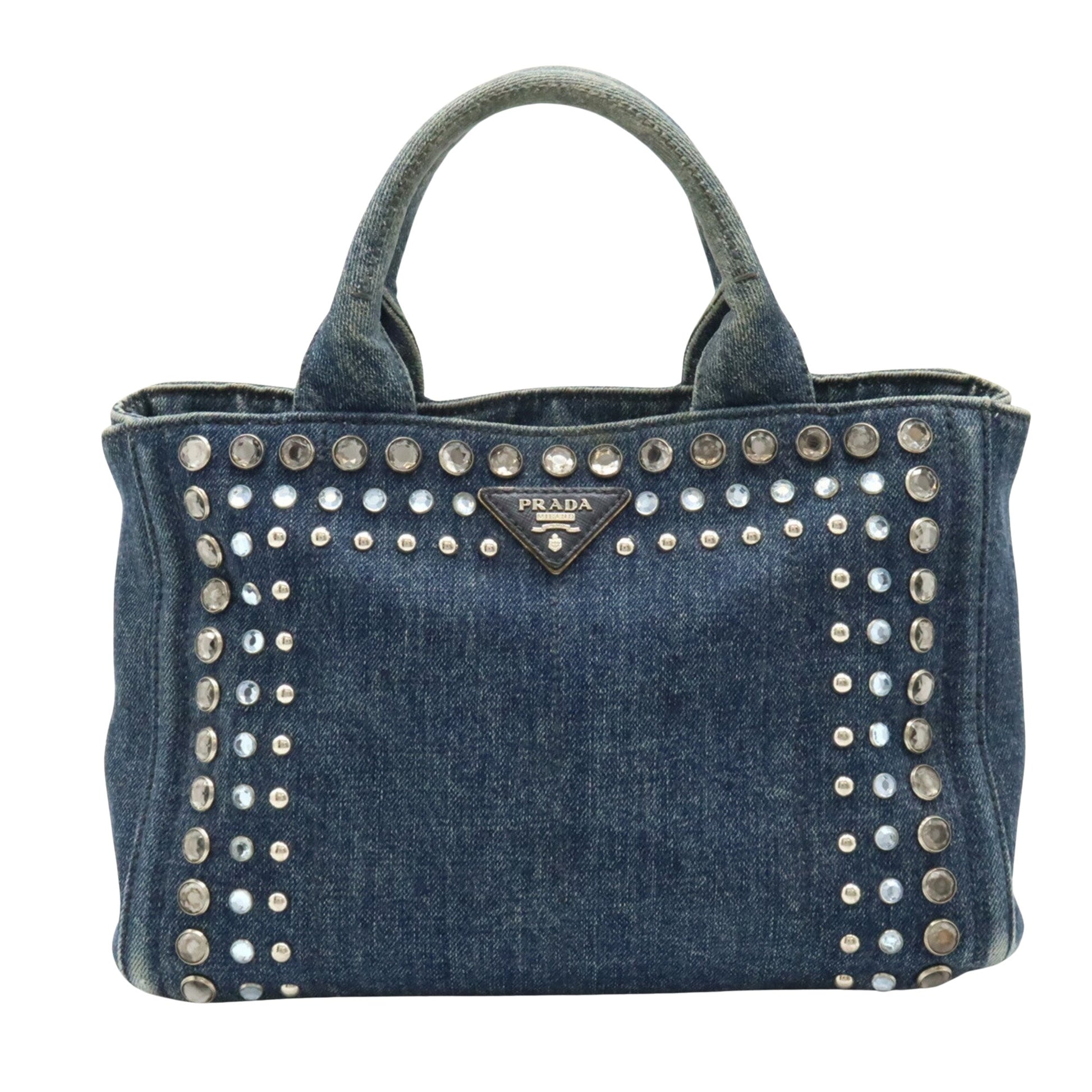 Prada Blue Denim - Jeans Handbag 