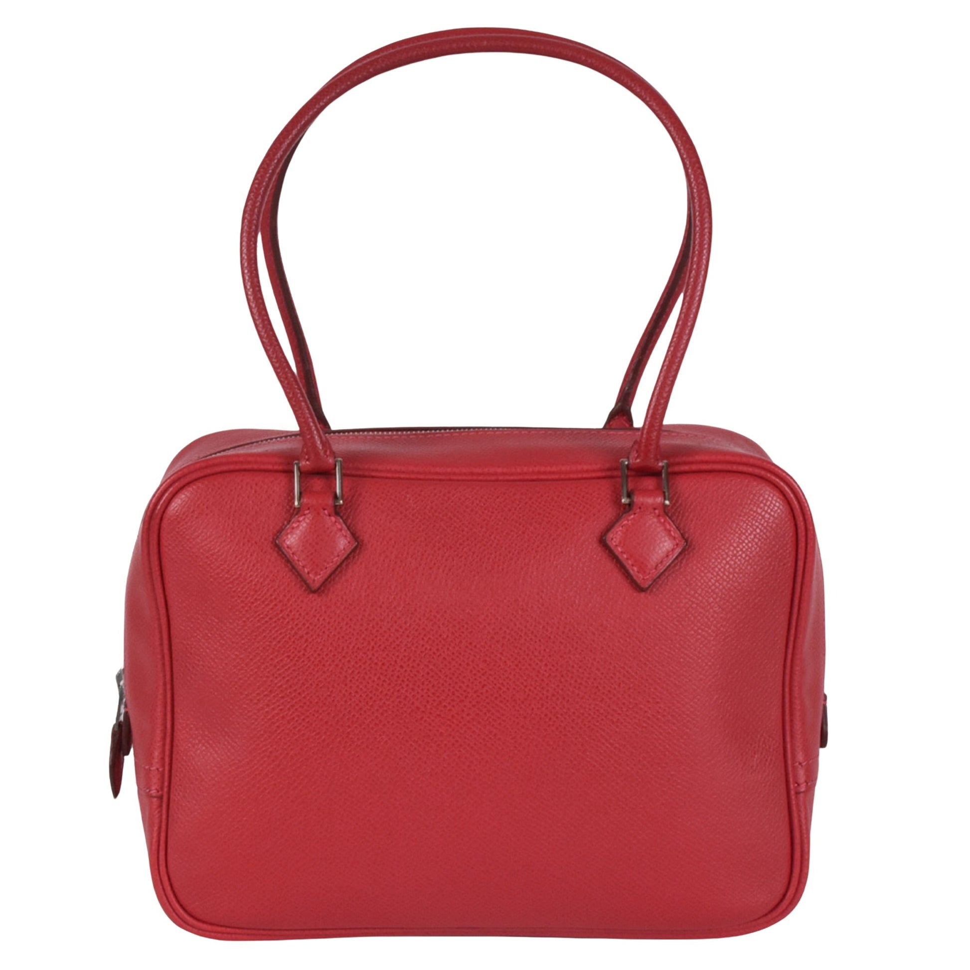 Hermès Plume Red Leather Handbag 