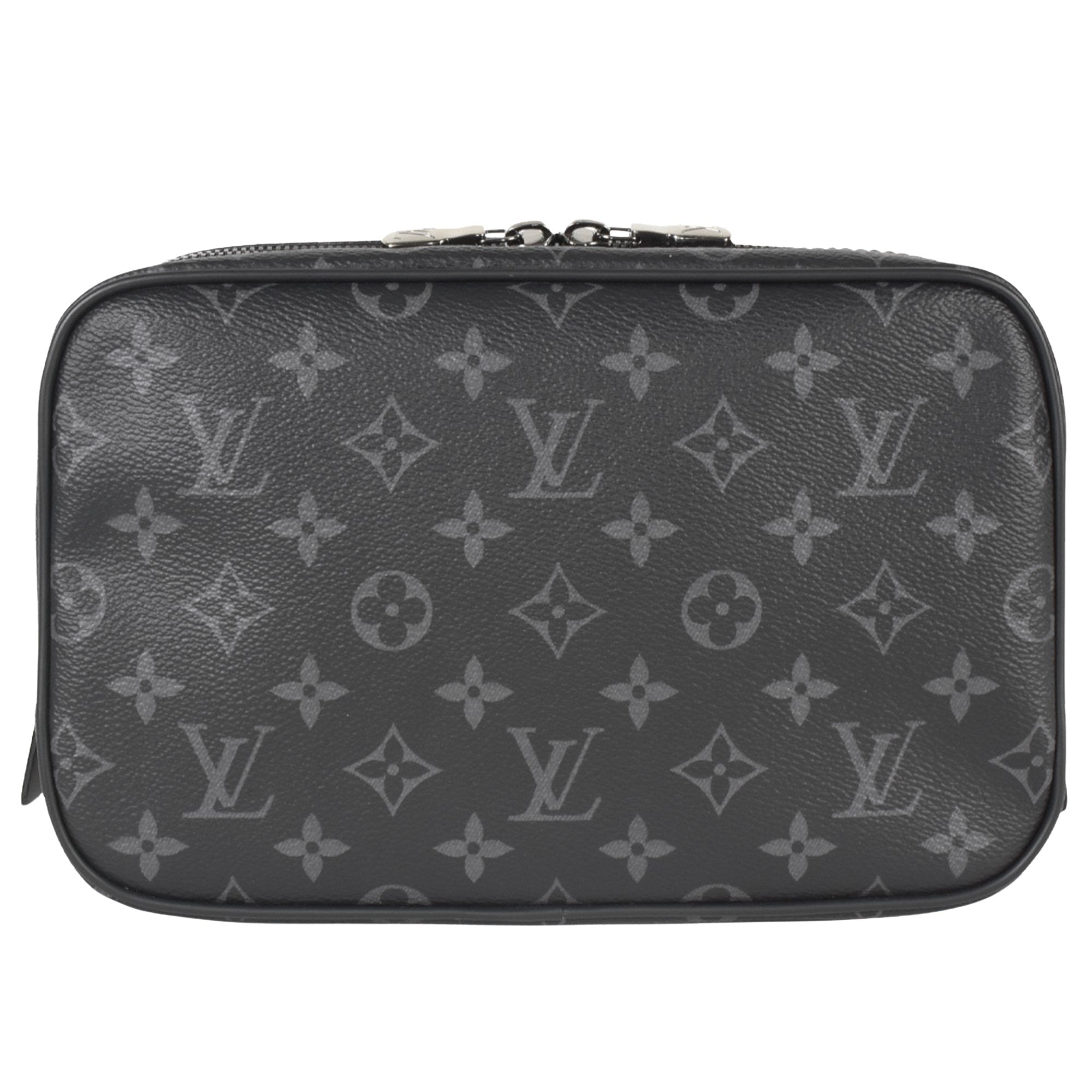 Louis Vuitton Trousse de Toilette Black Canvas Clutch Bag