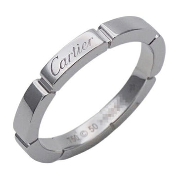 Cartier Maillon panthere Silver White Gold Ring 