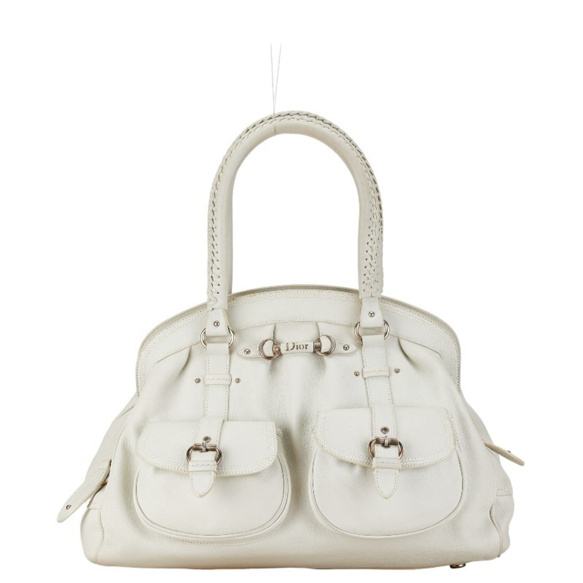 Dior My dior White Leather Handbag 