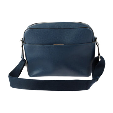 Louis Vuitton Anton Navy Leather Shoulder Bag