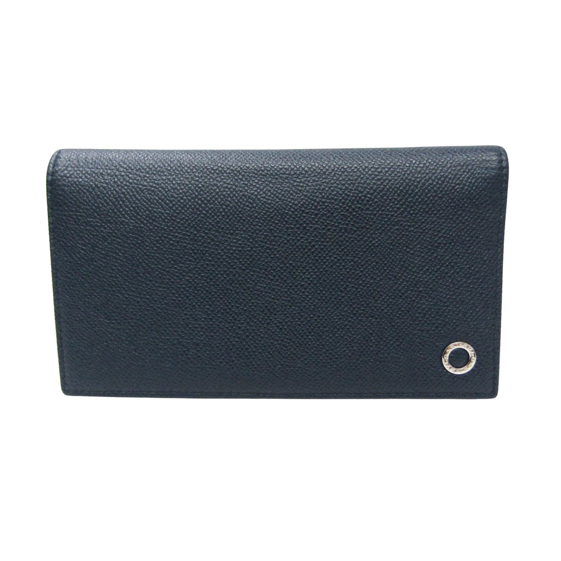 Bulgari Bvlgari bvlgari Navy Leather Wallet 