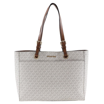 Michael Kors Jet set White Canvas Tote Bag