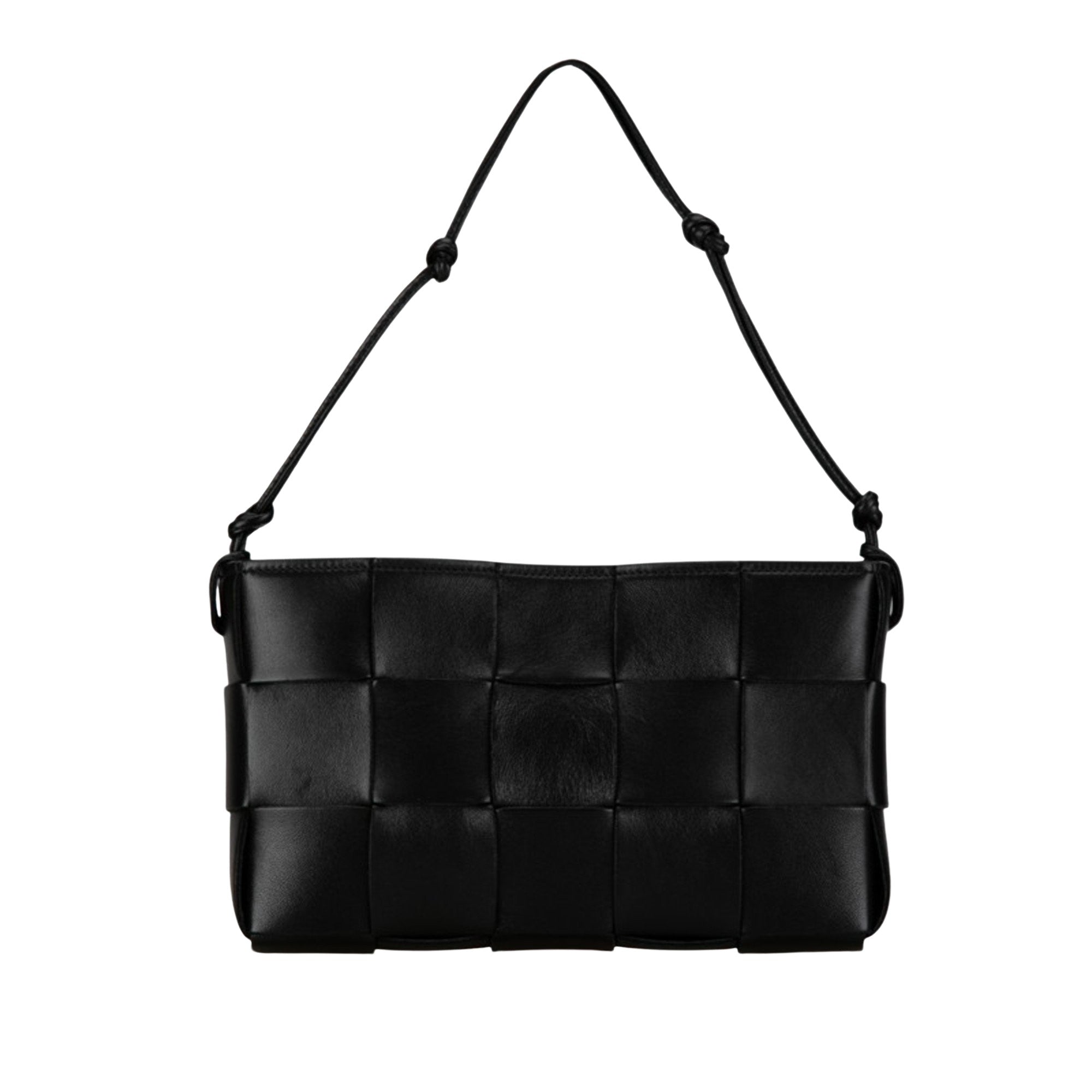 Bottega Veneta Cassette Black Leather Handbag 