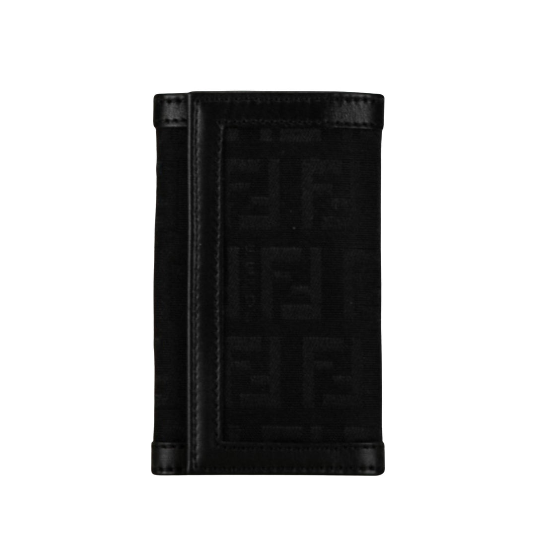 Fendi Zucca Black Canvas Wallet 