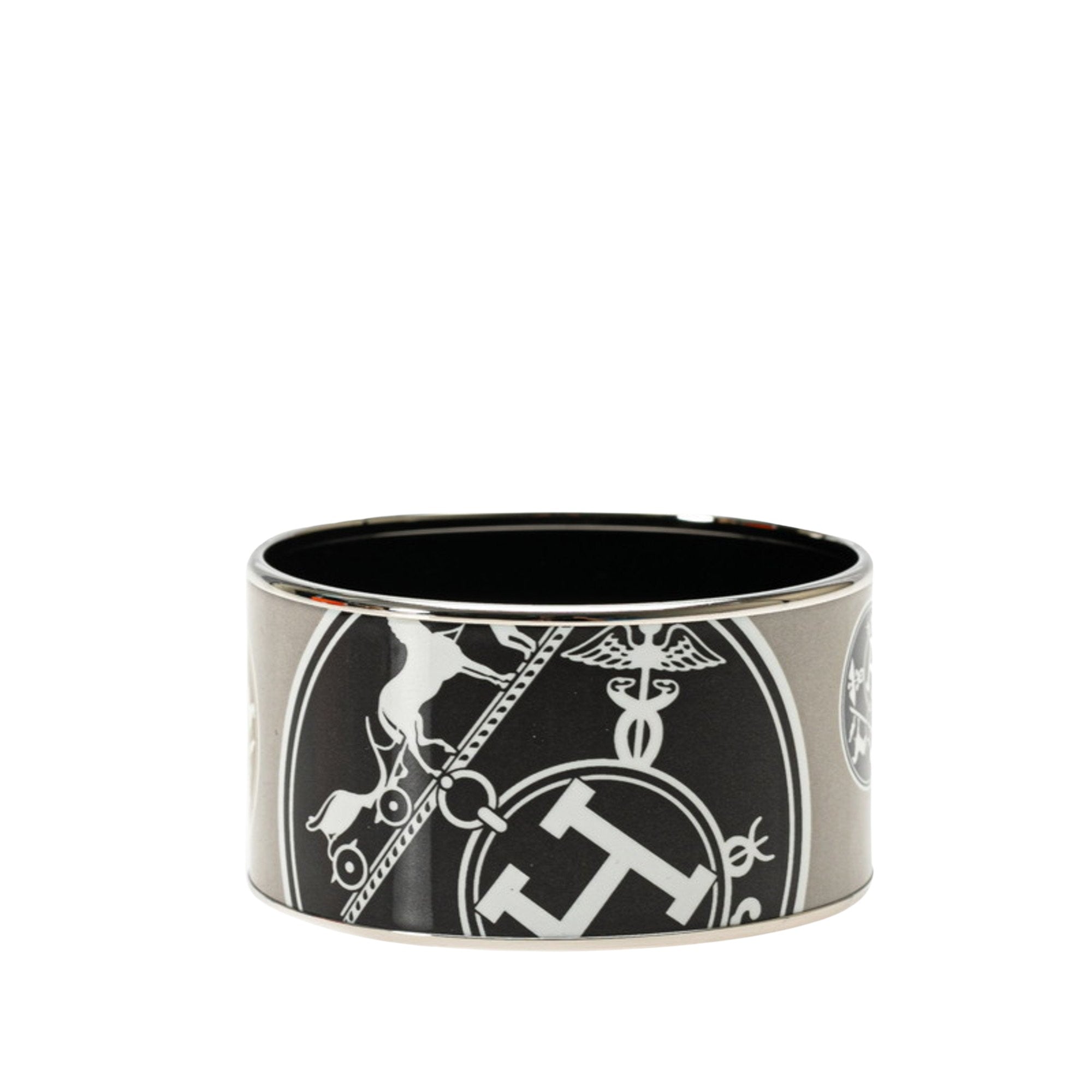 Hermès Bangle Silver Metal Bracelet 