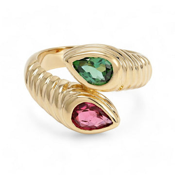 Bulgari Doppio Gold Yellow Gold Ring 