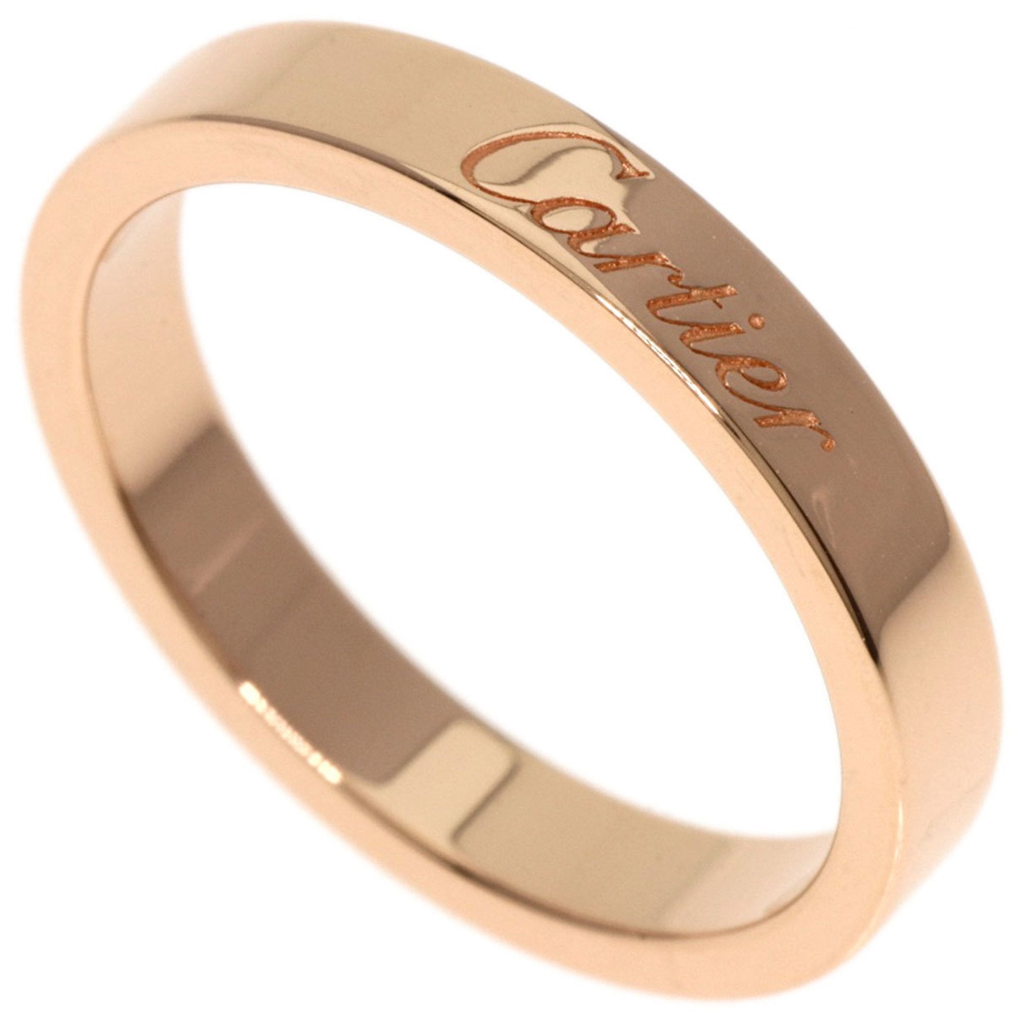 Cartier C de cartier Gold Rose Gold Ring 