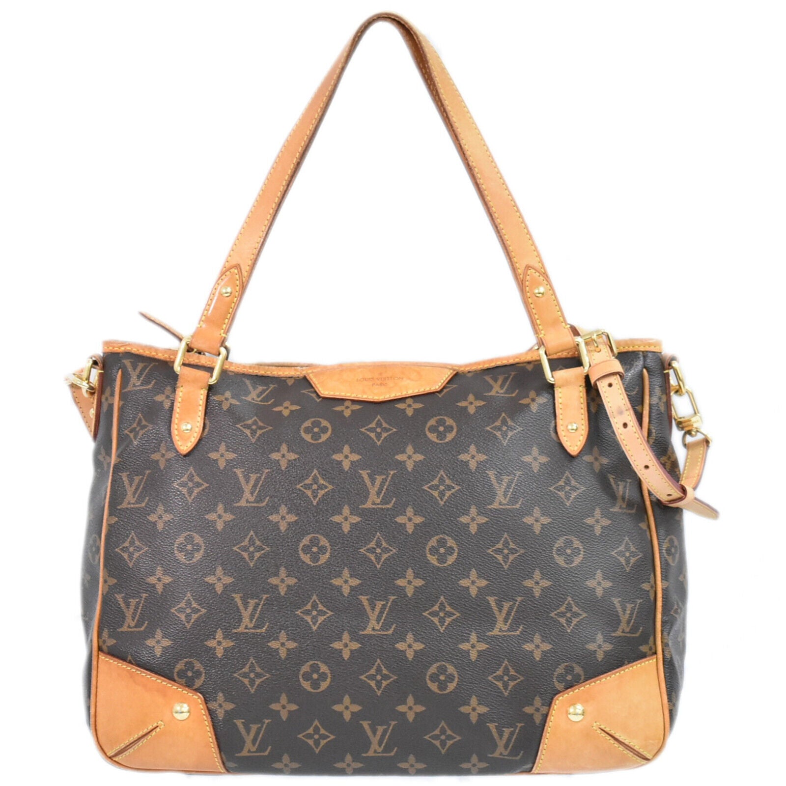 Louis Vuitton Estrela Brown Canvas Handbag 