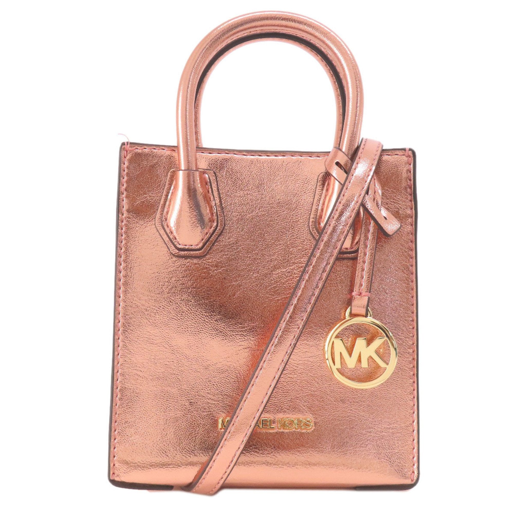 Michael Kors Mercer Pink Patent Leather Handbag 