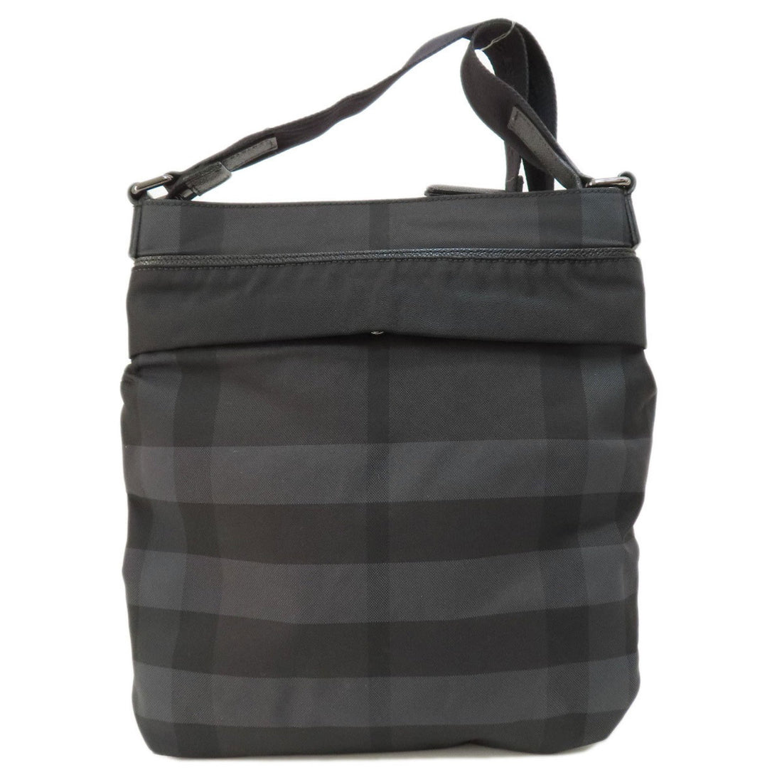 Burberry Vintage Check Black Synthetic Shoulder Bag