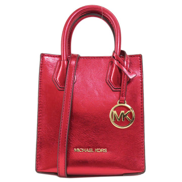 Michael Kors Mercer Red Leather Handbag 