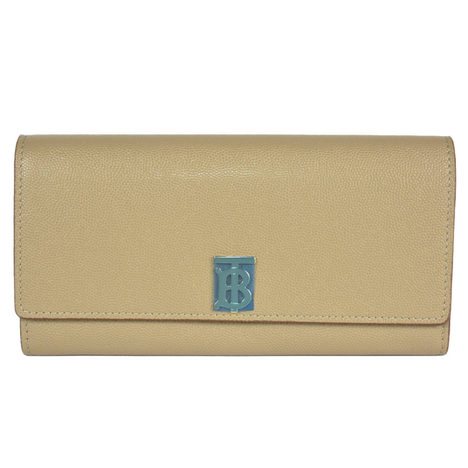 Burberry TB Beige Leather Wallet 