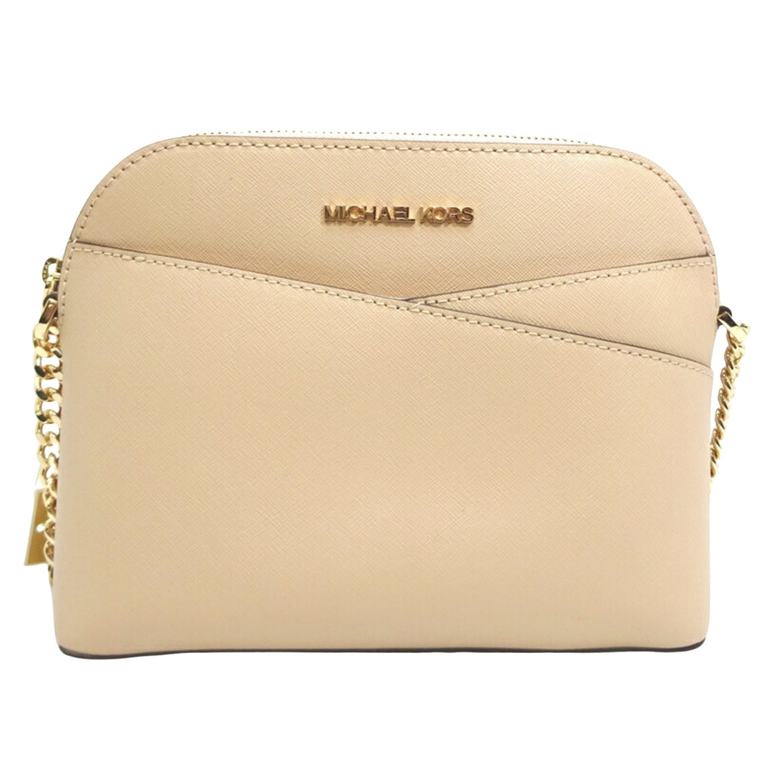 Michael Kors Jet set Beige Leather Shoulder Bag