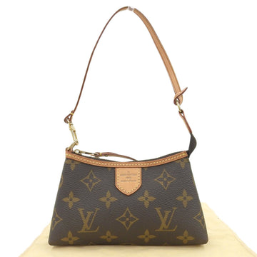 Louis Vuitton Delightful Brown Canvas Clutch Bag