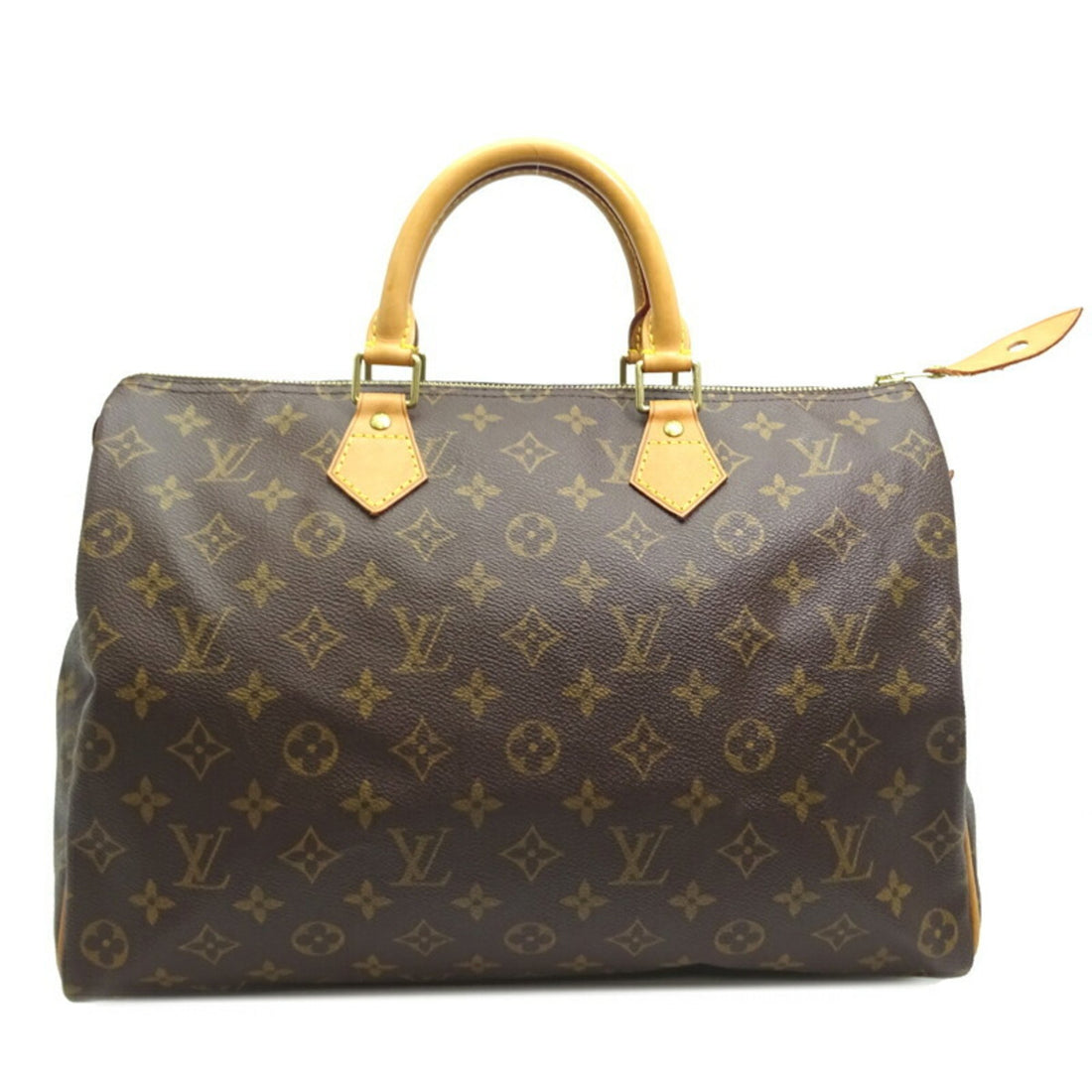 Louis Vuitton Speedy 35 Brown Canvas Travel Bag