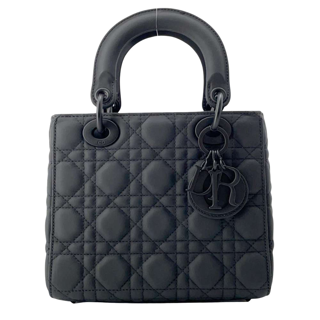 Dior Lady Dior Black Pony-Style Calfskin Handbag 