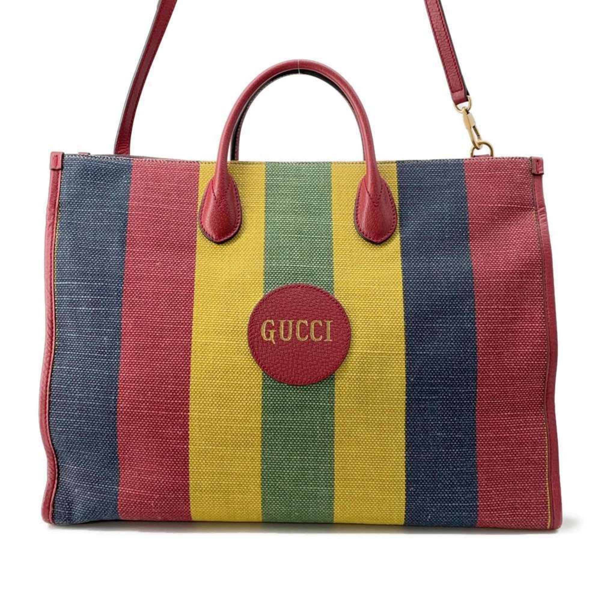 Gucci Baiedera Multicolour Canvas Tote Bag