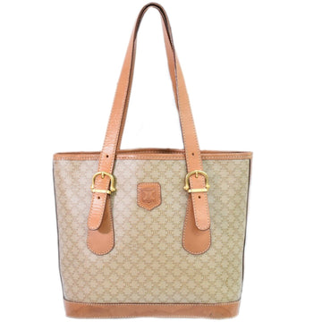 Céline Macadam Beige Canvas Handbag 